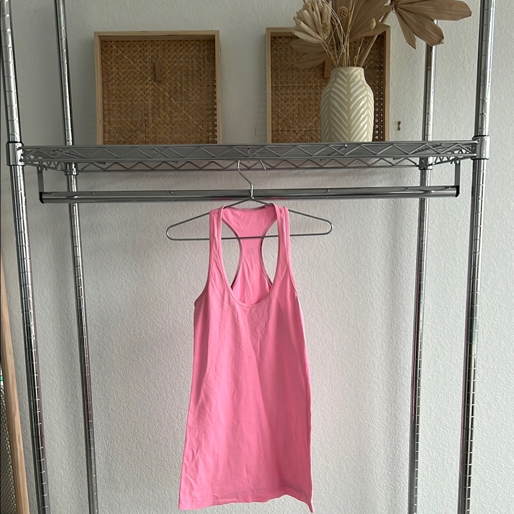 Lululemon Athletica Pink Tank Top with Racerback